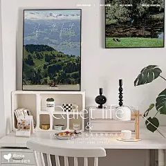 森林风景海报装饰画 宝铂拉图画室