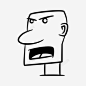 秃头男人化身人 UI图标 设计图片 免费下载 页面网页 平面电商 创意素材