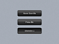 3优雅质感的Web界面按钮PSD