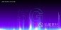 紫色渐变移动5G大数据科技网络线条海报背景ai矢量设计素材2305-淘宝网