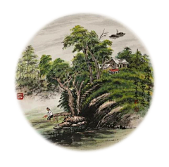 大大大潘丨采集到山水背景02