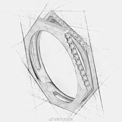 在横平竖直间，在明暗交汇里……设计师从生活的点滴中汲取灵感，塑造钻石的闪耀殿堂。#情景风格珠宝# ​​​​