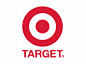作为沃尔玛在美国的主要竞争对手，Target公司使用了与沃尔玛蓝色截然不同的红色logo。