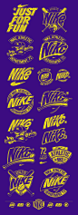 NIKE。 ATHLETIC DEPARTMENT。 72由MGNG！，通过Behance