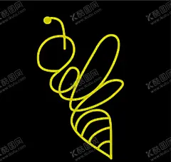 蜜蜂简笔画 【酷图网】卡通蜜蜂,小蜜蜂漫画,蜂,简笔画,插画