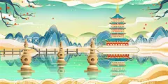 国潮杭州西湖建筑地标  - 源文件下载【酷图网】西湖美景,雷峰塔,中国风,名胜古迹,国潮,古风,白蛇传,白娘子,杭州西湖,灵隐寺,杭州城市,文明杭州,杭州美食,杭州小吃,杭州特色,保俶塔,古塔,古建筑,城市景观,城隍阁,塔,西湖,杭州地标,杭州建筑,杭州雷锋塔,杭州标志,手绘插画,雷峰塔手绘,雷峰塔插画,国潮插画,中国风插画,田田圈扁平风,