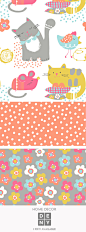 wendy kendall designs – freelance surface pattern designer » cat and mouse