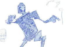 Dela Longfish，索尼圣莫尼卡工作室概念艺术家，参与了《战神4》的概念设计。 