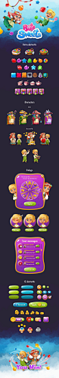 Bits of Sweets: In game : Make a journey to a magical Candy Land cramfull with gingerbread houses and trees of sweet cotton wool with the young and enchanting brother and sister. Help main characters, to feed poor kids by collecting bits of sweets in a wo