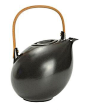 Soholm Atelier Vintage 1950s Danish Scandinavian Pottery Teapot. Balanced, biomorphic, beautiful.