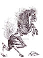 Skeleton Horse by *Teggy on deviantART