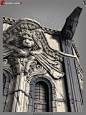 战争机器3高清原画设定人物场景雕刻 怪物建筑3D建模参考图CG素材-淘宝网