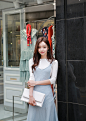 ▼SonYoonJoo▲160429图片_BP更新(莱茵蓝背带假两件螺纹休闲裙)