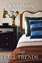 其中包括图片：Fall Trends Bedroom