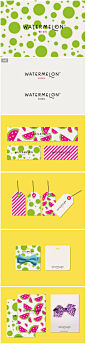 【品牌VI推荐】特色童装品牌设计小集
Watermelon Kids瑞典时尚儿童品牌设计 #设计#