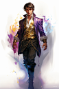 AI绘画_Prompts_luca_deiana_dm_male_Magic_tailor_purple_gold_and_blue_dress_vel_90b9daf1-5078-4ab4-b032-513740bae2a7_xpanx.com