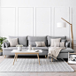“sofa gris estilo nordico”的图片搜索结果