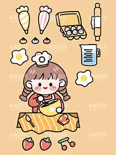 女孩手账系列  - 源文件下载【酷图网】女孩手账系列,萌趣,卡通,可爱,手机壳,印花,卡通图案,矢量图,AI设计,小动物,儿童,产品印花图,包装图,壁纸,墙纸图,图案,时尚