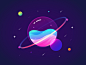 Fantastic Planet 001 #UI# #app# #主页面# #界面# #icon# 采集@设计工厂