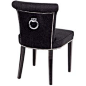 Eichholtz Furniture Eichholtz Key Largo Chair - Black Cashmere found on Polyvore
