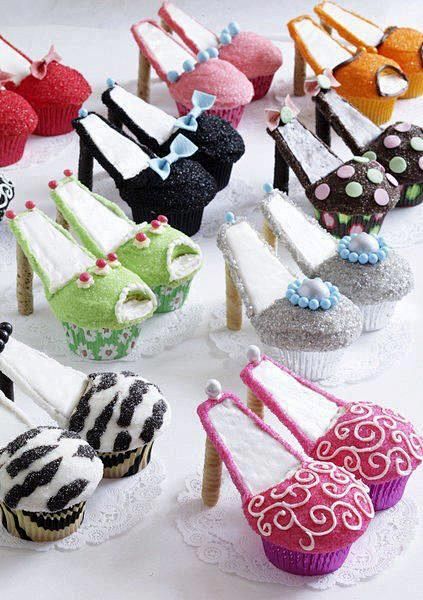 Shoe cupcakes 