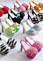 Shoe cupcakes ♥