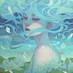 日本插画家 平野実穂(Miho Hirano) 一组唯美人物插画作品 : CG插画控