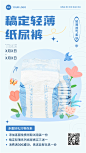 母婴亲子营销卖货产品展示手机海报
