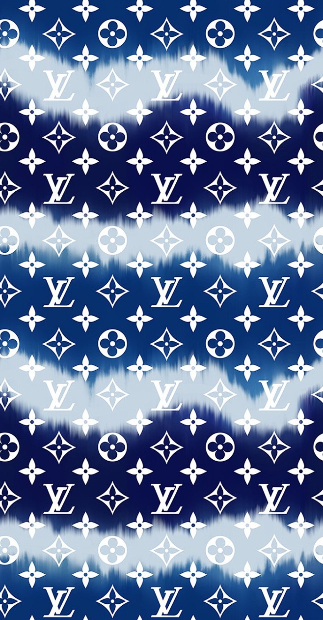 扎染+ 标识Monogram 图案(满版...