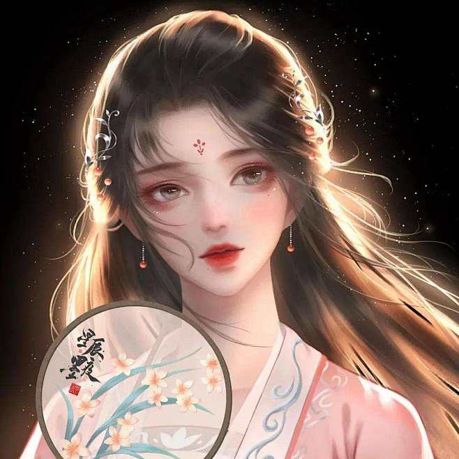 古风女/古风头像/女头/古风素材/底图/壁纸