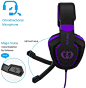 Wired Over Ear Stereo Gaming Headset Headband Headphones with Mic 50mm HiFi Speakers Noise Reduction for PC/ MAC/ PS4/ PSP/ Playstation Vita/ 3DS/ Switch/ Mobile Phones/ Tablets: Amazon.ca: Computers & Tablets