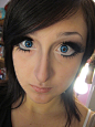 Anime Eye Makeup…did this for comicon this year :p