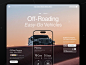 Off-Road Camping Landing Page by Sam Halpert for Awsmd on Dribbble