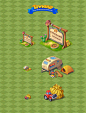 Game Decorations & window illustration. Township