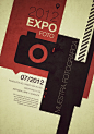 Martín Liveratore设计的EXPOFOTO 展会海报