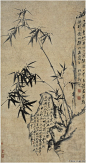 【赏析】款识：一半青山一半竹，一半绿阴一半玉。请君茶熟睡醒时，对此浑如在岩谷，板桥郑燮。文与可画竹，胸有成竹；郑板桥画竹，胸无成竹，与竹之有成竹。所谓渭川千亩在胸中也。板桥之无成竹，如雷霆霹歴，草草怒生，有莫知其然而肰者，盖大化之行其道，如是与可之有板桥之无。