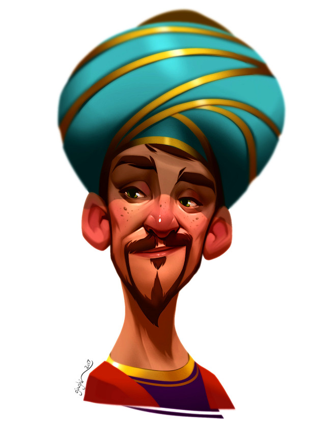 hosseinojaghi诙谐的美式卡通人物