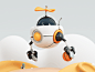 Cute Planet #007 – + Basketbot 3d 3d illustration animated animation basketball basketbot c4d character character design cinema 4d cute cute 3d cute 3d character cute planet drone planet redshift render robot robot drone