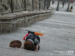 (泰山)下山(1)南天门、升仙坊、十八盘、对松山 多图, 宏日当头小八旅游攻略