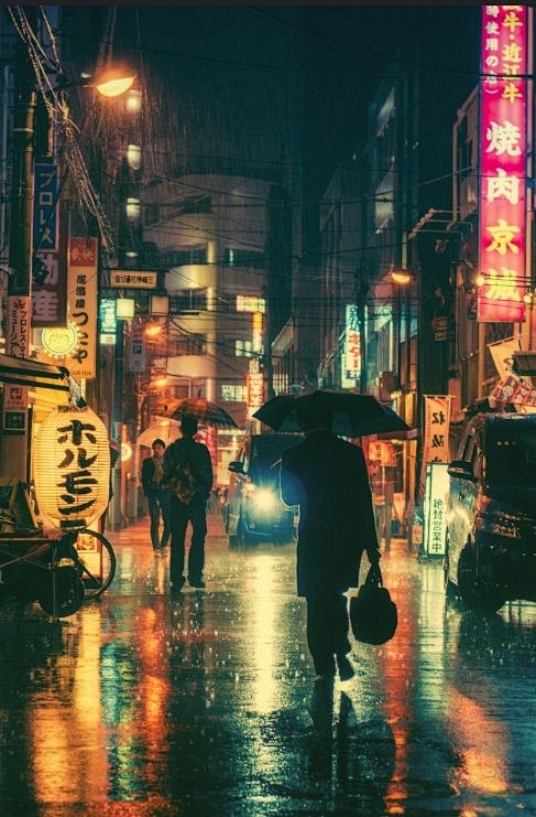 夜.街景.店招