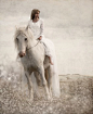 摄影 | Girl and her ​​horse。