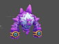 晶石怪物，石头人，水晶兽，紫水晶，独眼怪物