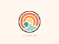 Sunrise sun wave sea logo sunrise