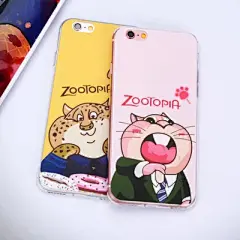 疯狂动物城手机壳5se爪爪冰iphone6splus保护套豹警官6s薄软壳潮-淘宝网