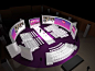 scénographie des Rendez-vous Clients SNCF 2011 au Carrousel du Louvre: 