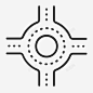 环岛道路路标图标 标识 标志 UI图标 设计图片 免费下载 页面网页 平面电商 创意素材