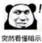 突然看懂暗示！（熊猫头） - 斗图表情包原图精选-2018/7/1_斗图表情