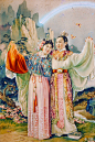 千年万代不分开，梁山伯与祝英台。