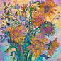 Sunflower Paintings by Erin Hanson