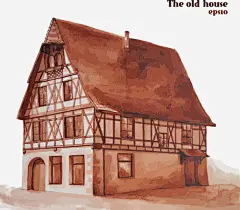 木屋风景高清素材 页面网页 平面电商 创意素材 png素材